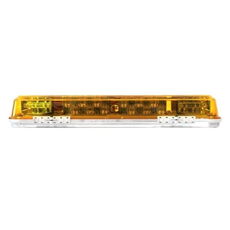 Gran Momento 16 in. Mini Century Lightbar with Permanent Mount Kit - Amber GR3621804